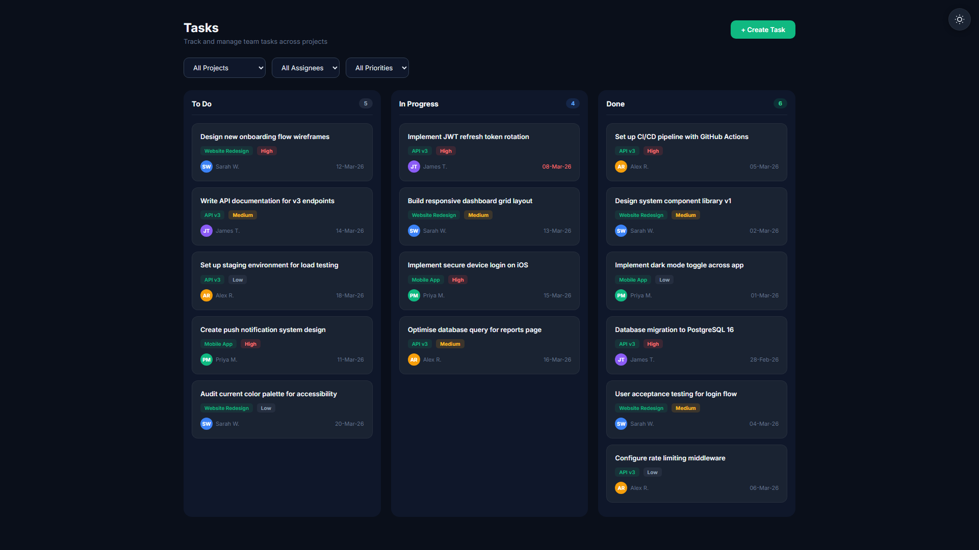 Task management